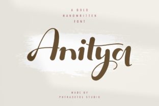 Anitya: A Bold and Sophisticated Font for Editorial Design