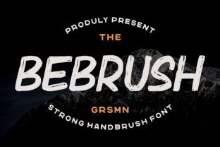 Bebrush: A Fun and Quirky Display Font for Editorial Design