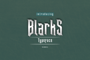 Blarks: A Charming and Elegant Display Font