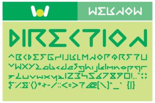 Direction: A Versatile Techno Display Font for Modern Web Design