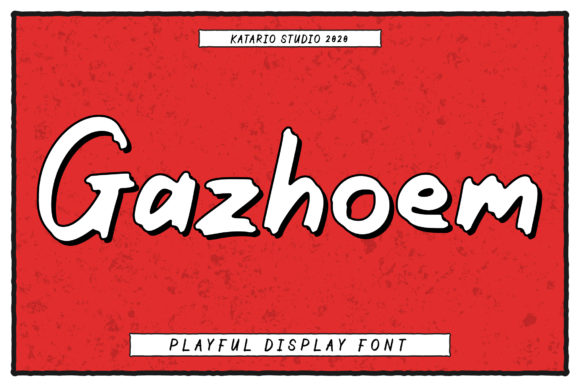 Discover Gazhoem: A Charming Display Font for Creative Projects
