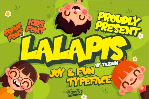 Discover Lalapis: A Joyful Display Font for Creative Campaigns