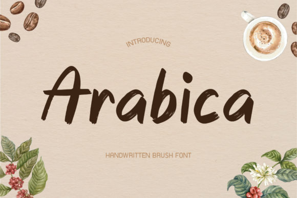 Discover the Charm of Arabica: A Unique Handwritten Font
