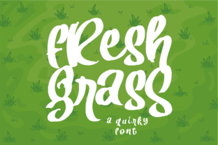 Discover the Charm of Fresh Grass Font