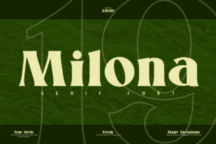 Discover the Charm of Milona: A Perfect Display Font