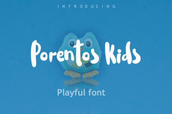 Discover the Playful Charm of Porentos Kids Font