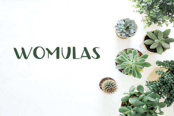 Discover the Versatility of Womulas Font