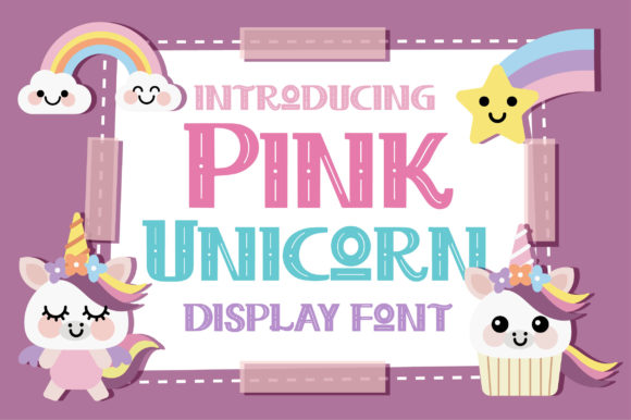Enhance Your Brand with Pink Unicorn Font