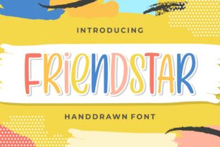 Friendstar: A Friendly and Casual Display Font for Creative Projects