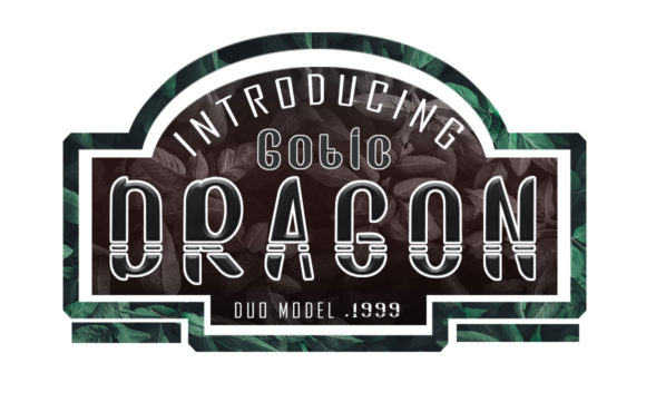 Gotic Dragon: A Bold and Clean Display Font for Editorial Design