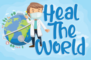 Heal the World: A Charming Handwritten Font for Creative Projects
