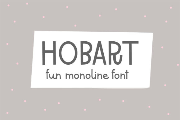 Hobart: A Charming Handwritten Font for Crafters and Creators