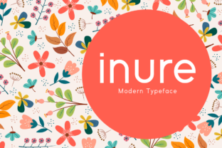 Inure: A Modern Display Font for Creative Projects