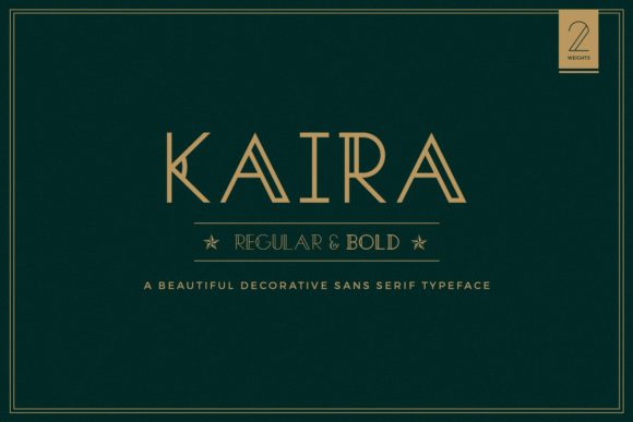 Kaira: The Perfect Fun Display Font for Your Next Campaign