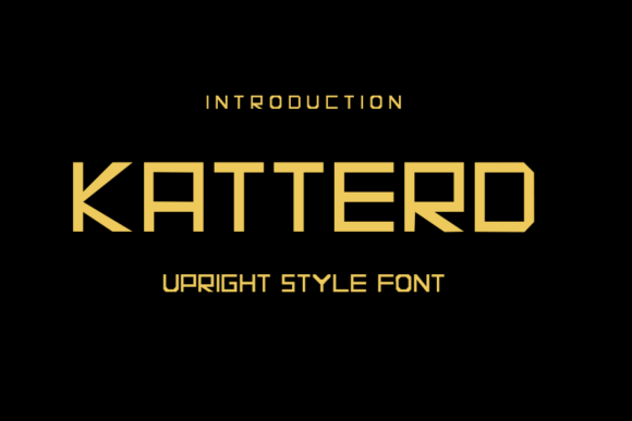Katterd: A Strong Display Font for Editorial Design