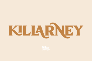 Killarney Font: A Bold Display Typeface for Crafters