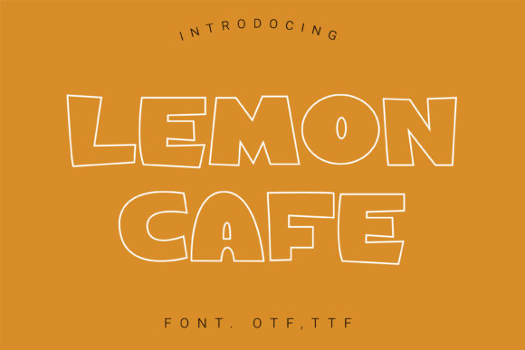 Lemon Cafe: A Joyful Display Font for Vibrant Branding