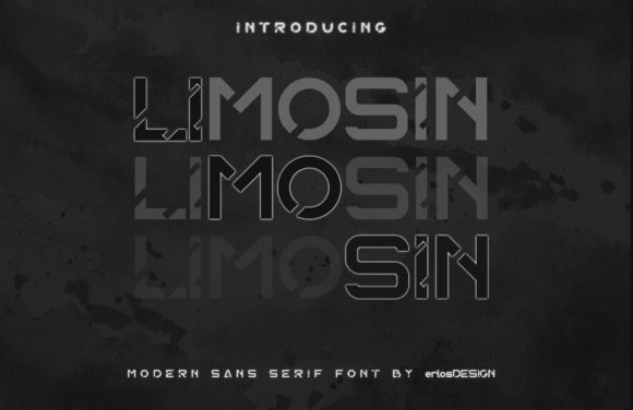 Limosin: A Unique Display Font for Creative Makers