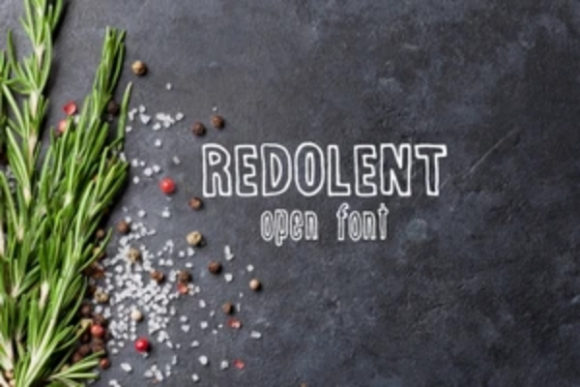 Redolent: A Charming Display Font for Creative Branding