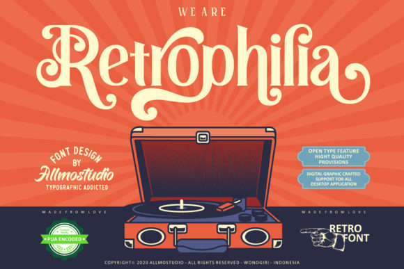 Retrophilia: The Perfect Vintage Display Font for Your Brand