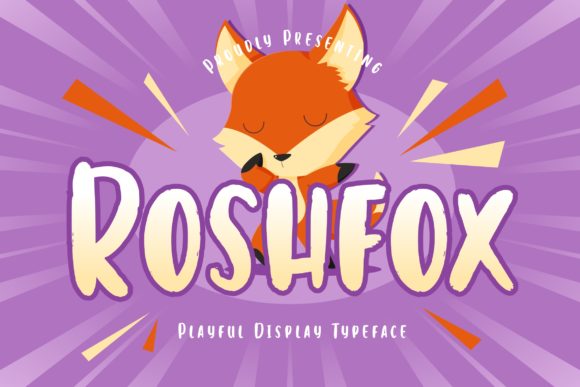 Roshfox: A Playful Display Font for Engaging Designs