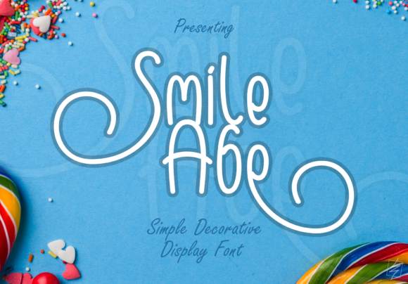 Smile Abe: A Quirky Display Font for Creative Makers