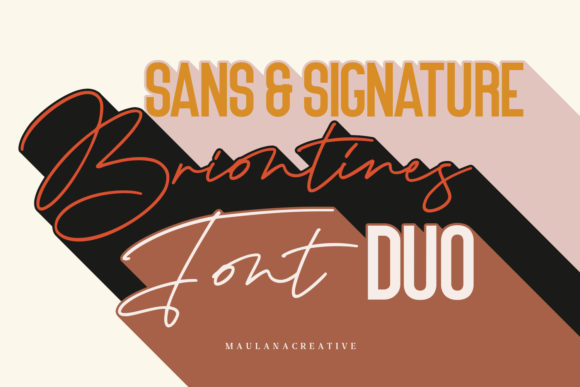 The Briontines Font for Polished Business Visuals