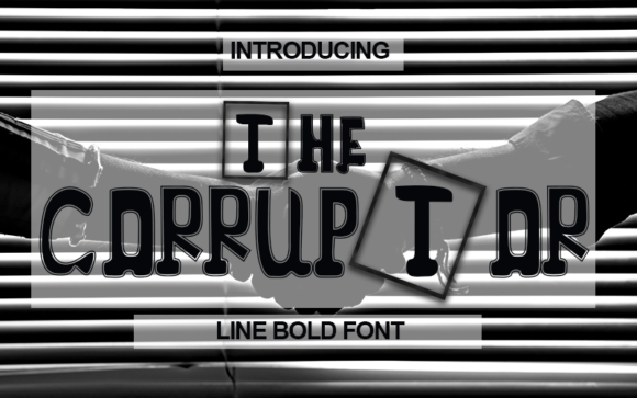 The Corruptor: A Modern Display Font for Creative Standouts