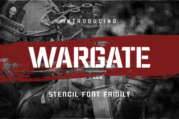 Wargate: A Bold and Chunky Display Font for Standout Projects